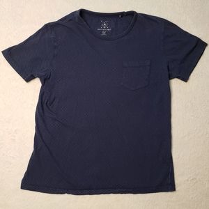 Denim & Flower Dark Blue Patterned Tshirt - Medium